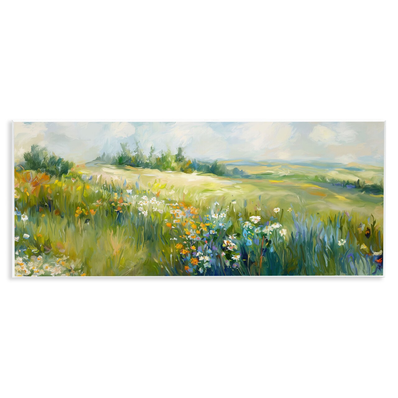 Stupell Industries Prairie Panorama Scene Wall Plaque Art Design by Ramona Murdock